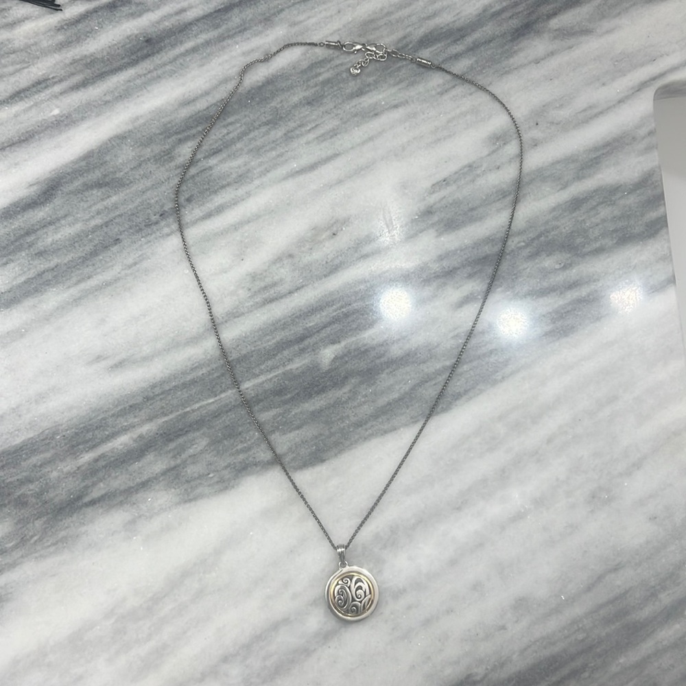 Reversible gold and silver Brighton necklace